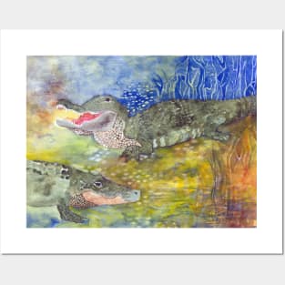 Alligators Posters and Art